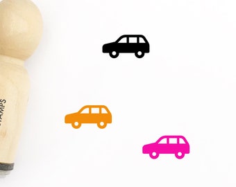 Car Rubber Stamp - Travel Transportation Stamp (Φ16mm/20mm/25mm)