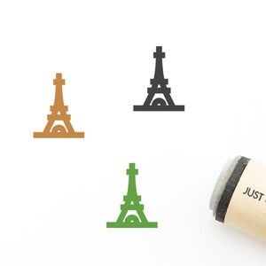 Eiffelturm Stempel - 16mm/20mm/25mm Stempel - Gebäude Stempel - Wahrzeichen Stempel