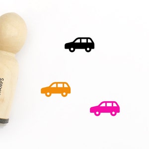 Car Rubber Stamp - Φ16mm/20mm/25mm Rubber Stamp - Travel Stamp - Transportation Stamp