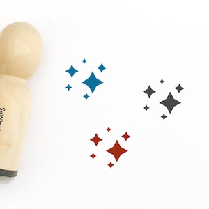 Star Rubber Stamp - Φ16mm/20mm/25mm Rubber Stamp - Star Stamp