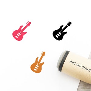Elektrische gitaar rubberstempel - Φ16mm/20mm/25mm rubberstempel - Stempel muziekinstrument