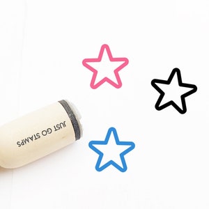 スターゴム印 - Φ16mm/20mm/25mmゴム印 - シェイプミニスタンプ - プランナースタンプ