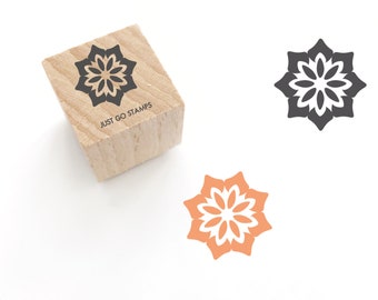 Mandala Rubber Stamp - Φ20/30/40mm Mini Stamp - Yoga, OM, Meditation Stamp - Sound of the Universe
