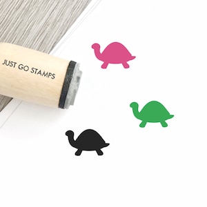 Turtle Rubber Stamp - Φ16mm/20mm/25mm Rubber Stamp - Dairy Stamp - Teacher Stamp - Animal Stamp