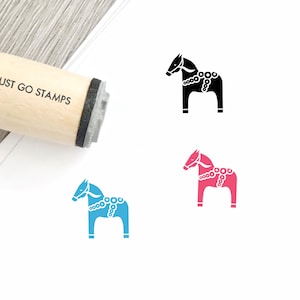 Dala Pferd Stempel - 16mm/20mm/25mm Stempel - Schweden Briefmarken