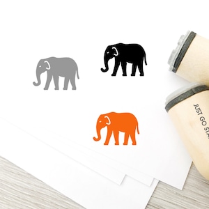 Kleiner Elefant Stempel - ・16mm/20mm/25mm Stempel - Elefant Stempel