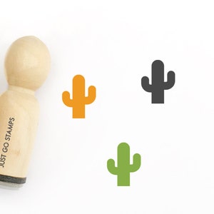 Timbre en caoutchouc Cactus - Φ16mm/20mm/25mm Tampon en caoutchouc - Plantes succulentes