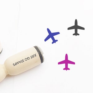 Flugzeug-Stempel - 16mm/20mm/25mm Stempel - Reise-Stempel - Transport-Stempel