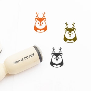 Hirsch-Stempel - 16mm/20mm/25mm Stempel - Tier Stempel - Wald Stempel