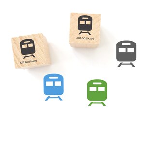 Carimbo de borracha do metrô - Mini carimbo Φ20mm - Carimbos de borracha de transporte - Carimbo do metrô