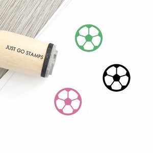 Fußball-Stempel - 16mm Mini-Stempel - Sport-Stempel - Fußball-Stempel