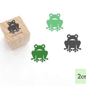 Tampon grenouille - Mini tampon Φ20/30/40 mm - Tampons animaux - Tampon forêt