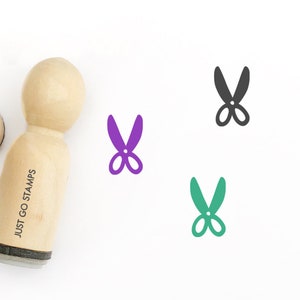 Schaar rubberstempel - Φ16mm/20mm/25mm Rubber Stempel - Kapsel Stempel - Handwerk Stempel