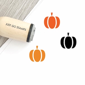 Sello de goma de calabaza - Sello de goma de 16 mm / 20 mm / 25 mm - sello de otoño - sello vegetal