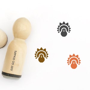 Rubberstempel Turkije - Turkije Thanksgiving - Φ16 mm/20 mm/25 mm ministempel - vakantiestempel