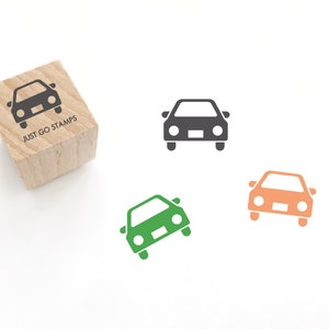 Car Rubber Stamp - Φ20/30/40mm Mini Stamp - Transportation rubber stamps - Automobile Stamp
