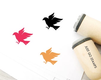 Eagle Rubber Stamp - Φ16mm/20mm/25mm Rubber Stamp - Animal Stamp - Bird Stamp - Planner Stamp