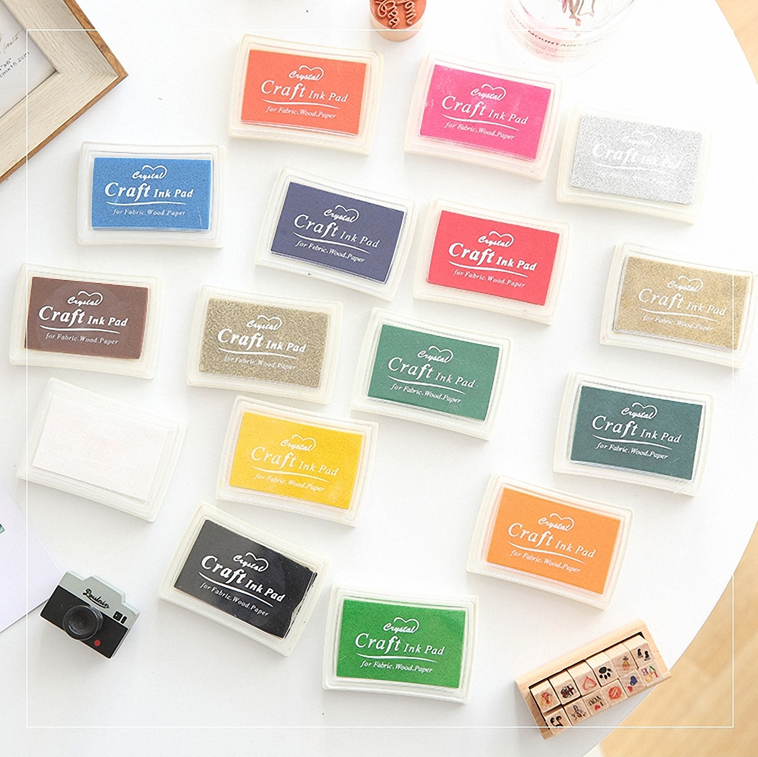Multipurpose ink pad - Stamps ink pad, Craft ink pad, Colorful ink pa…