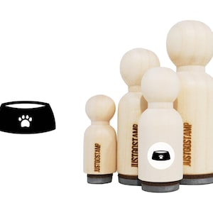 Carimbo de borracha para comida de cachorro - Carimbo de borracha gravado a laser para artesanato, carimbo, planejadores - Carimbo para animais de estimação