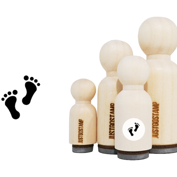 Foot Print Stamp Etsy