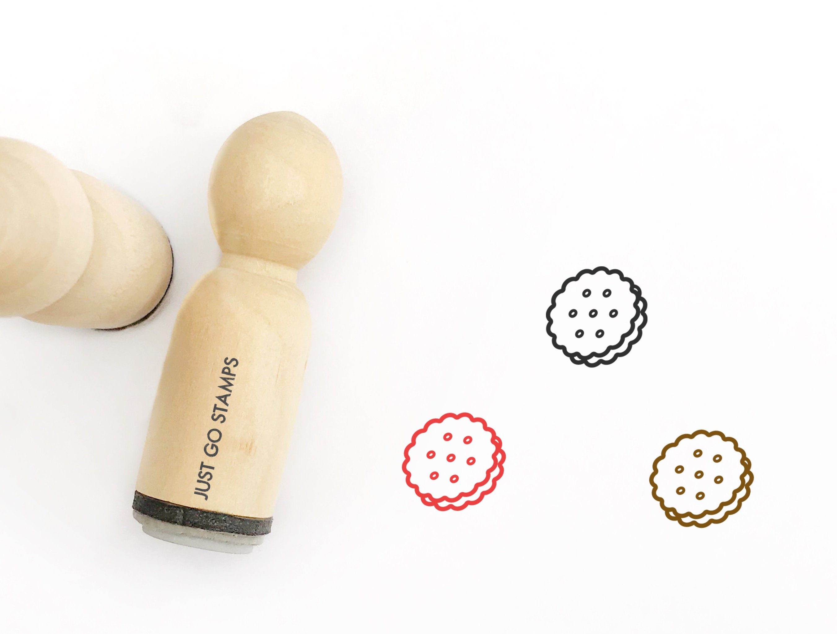 Cookies Rubber Stamp Φ16mm/20mm/25mm Rubber Stamp Biscuits Etsy