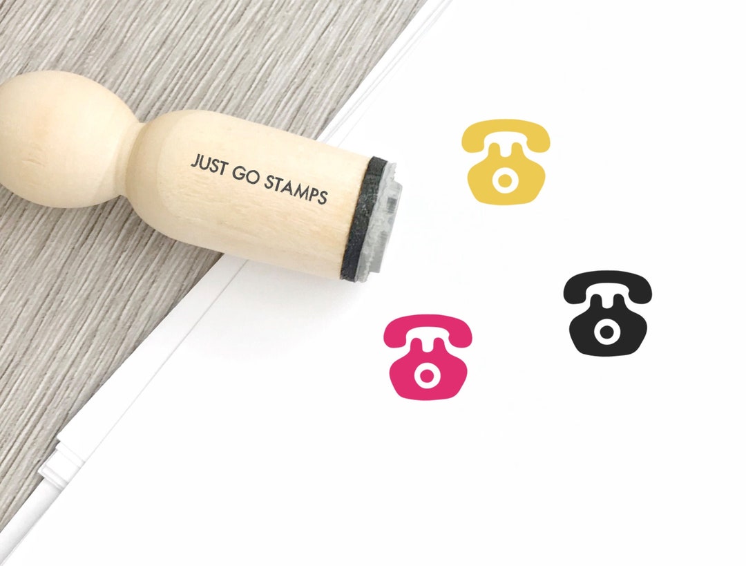 Telephone Rubber Stamp - Φ16mm/20mm/25mm Rubber Stamp - Haircut Stamp ...
