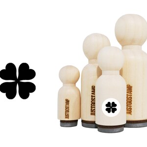 Klaver Rubber Stempel - Laser gegraveerd Rubber Stempel voor Crafting, Stempelen, Planners