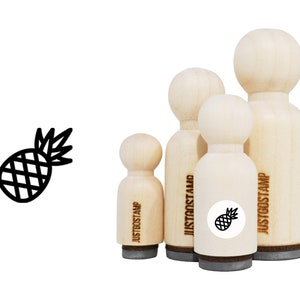 Ananas Rubber Stempel - Laser gegraveerd Rubber Stempel voor Crafting, Stempelen, Planners