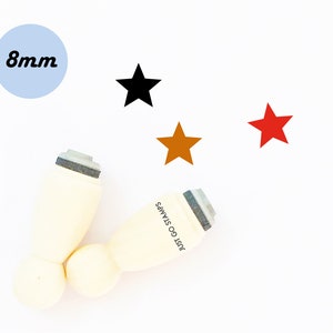 Stern-Stempel - 8mm Mini-Stempel - Form-Stempel