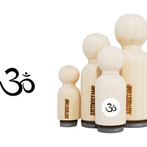 Yoga Rubber Stamp - Laser Engraved Rubber Stamp for Crafting, Stamping, Planners