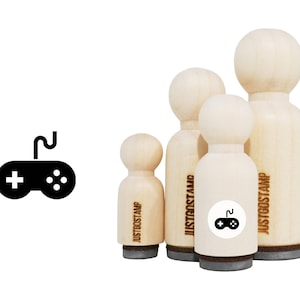 Tampon en caoutchouc de jeu vidéo - Tampon en caoutchouc gravé au laser pour l’artisanat, l’estampage, les planificateurs - Horodatage du jeu