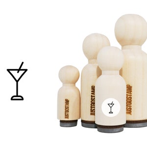 Cocktail Rubber Stamp - Timbro in gomma inciso al laser per la creazione, stampaggio, pianificatori - Summer Drink Stamp