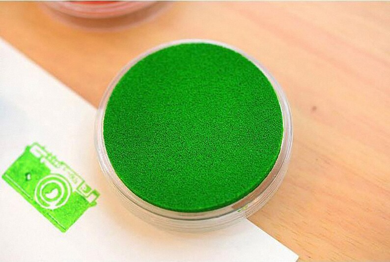 Craft ink pad Stamps ink pad Circle Multipurpose ink pad Colorful ink pad Fingerprint ink pad