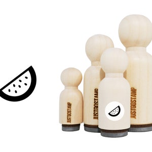 Tampon en caoutchouc à la pastèque - Tampon en caoutchouc gravé au laser pour l’artisanat, l’estampage, les planificateurs - Timbre aux fruits