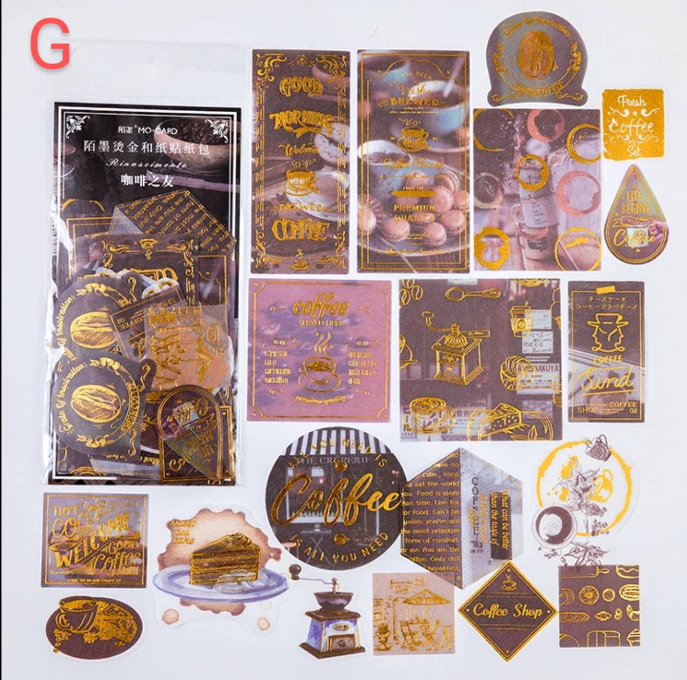 mixed vintage assorted aesthetic decorative sticker pack etsy