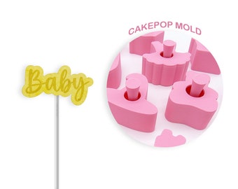 Baby Cake Pop Mold (Free embosser Included)