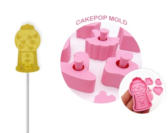 Gumball Cake Pop Mold (Embosser Included)