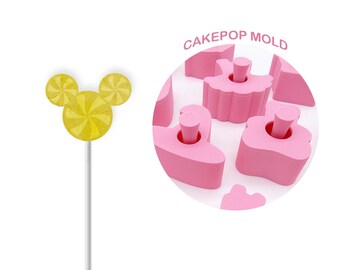 Mouse Mint Cake Pop Mold (Free embosser Included)