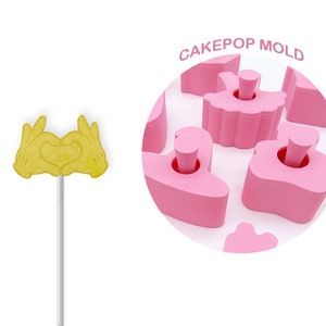 Heart Hand Cake Pop Mold (embosser included)