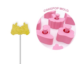 Heart Hand Cake Pop Mold (embosser included)