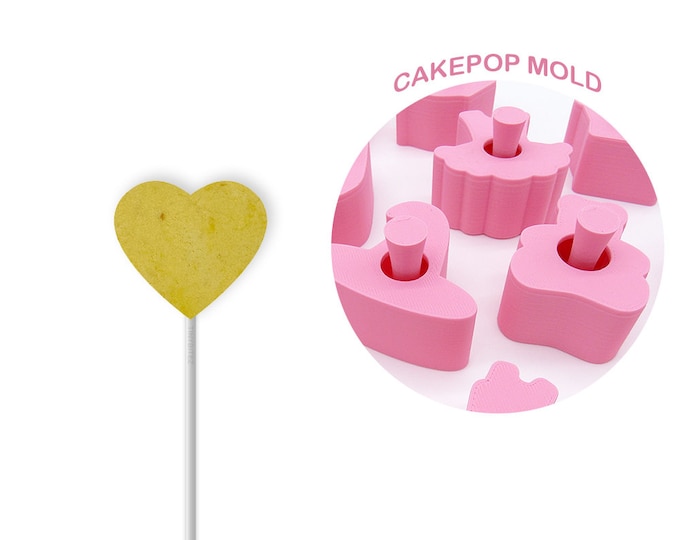 Heart Cake Pop Mold Etsy