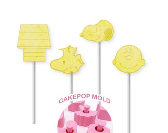 Character Cake Pop Mould (mit Prägern)