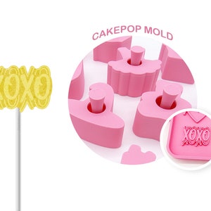 XOXO Cake Pop Mold (Embosser Included)