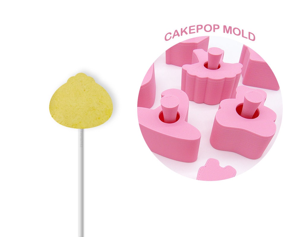 3D Lollipop Mold Silicone Cake POP Molds Lollies Bonbon Chocolate