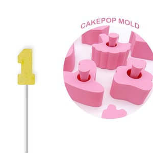 One Number Cake Pop Mold