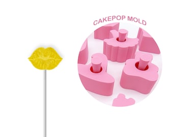 Lips Cake Pop Mold (Embosser Included)