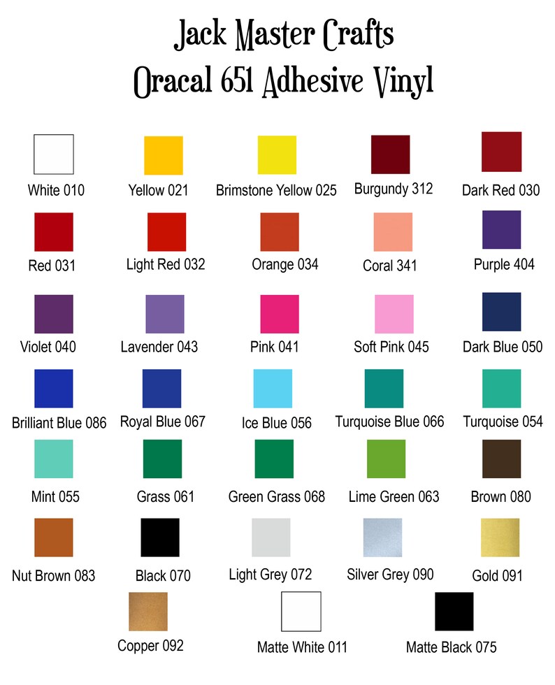 12 X 5 feet Oracal 651 Adhesive Vinyl Decal Sticker Etsy