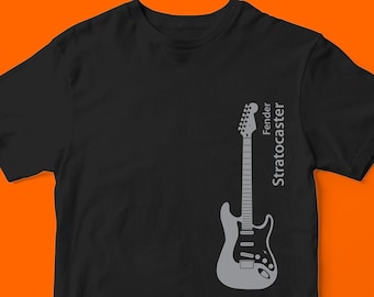 Unisex Guitar Strat T-Shirt/Toddler/Rock/Music/Instrument