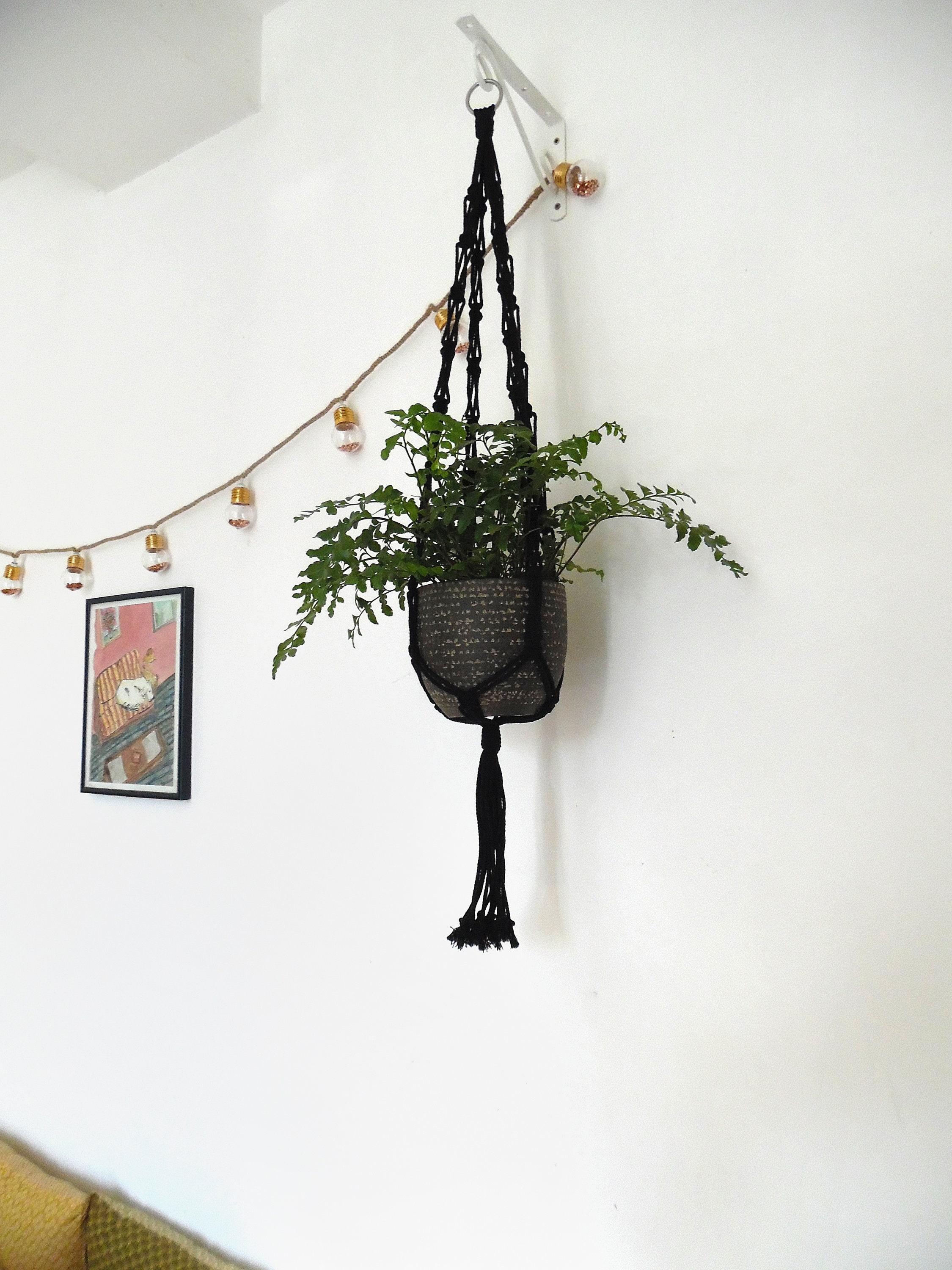 Suspension Pour Plante - Jasmin | Noir