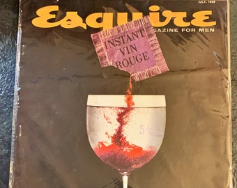Vintage Esquire magazine, 1958